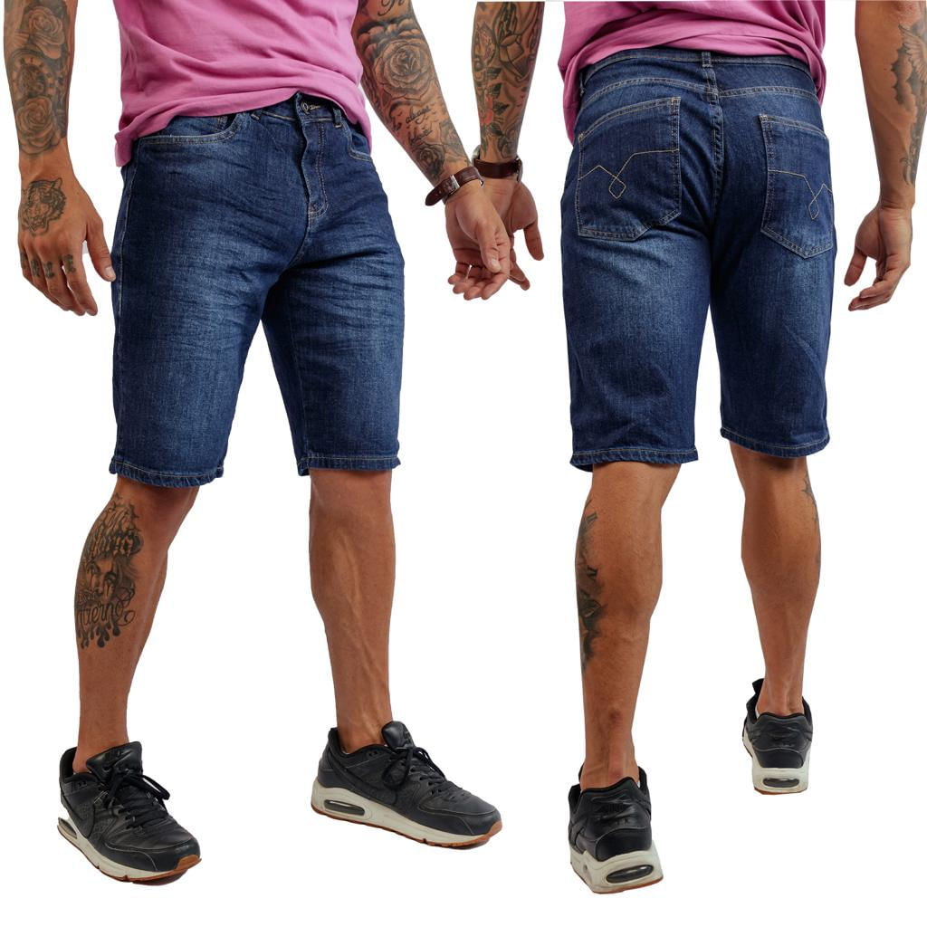 Kit 3 Shorts Jeans Feminino Bermuda Jeans Premium Da Moda Confortável